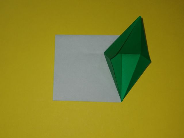 クジャクの折り方9